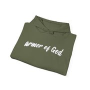 Armor of God, Christian, Faith, Jesus is King Unisex Hooded Sweatshirt