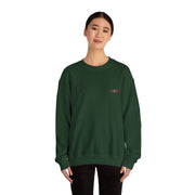 Merry, Christmas, Seasonal, Embroidered Unisex Crewneck Sweatshirt