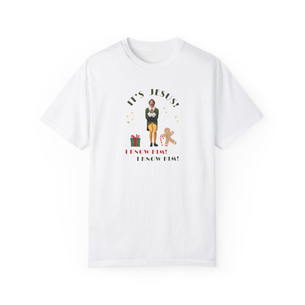 Buddy The Elf, Jesus, Christmas, Holiday, Seasonal, Funny Xmas Unisex T-shirt