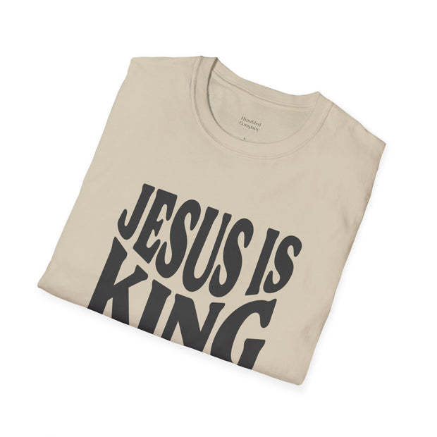 Jesus Is King, Christian Tee Unisex Soft T-Shirt