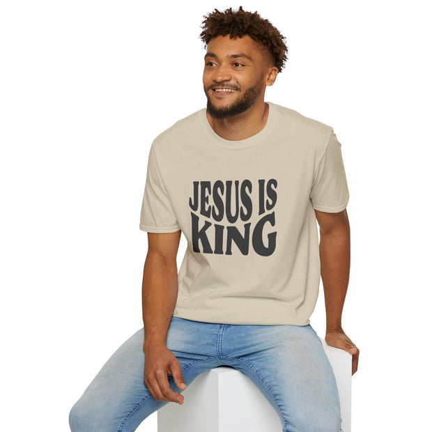 Jesus Is King, Christian Tee Unisex Soft T-Shirt