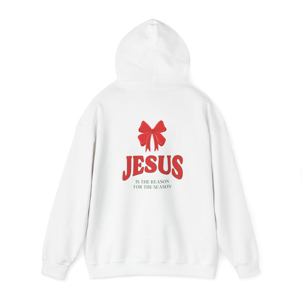 Christmas, Jesus Is King, Cristian, Seasonal Unisex Hooded Sweatshirt